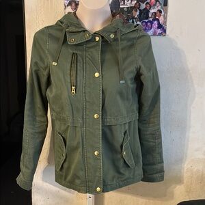 💥Topshop PETITE Olive Utility Jacket